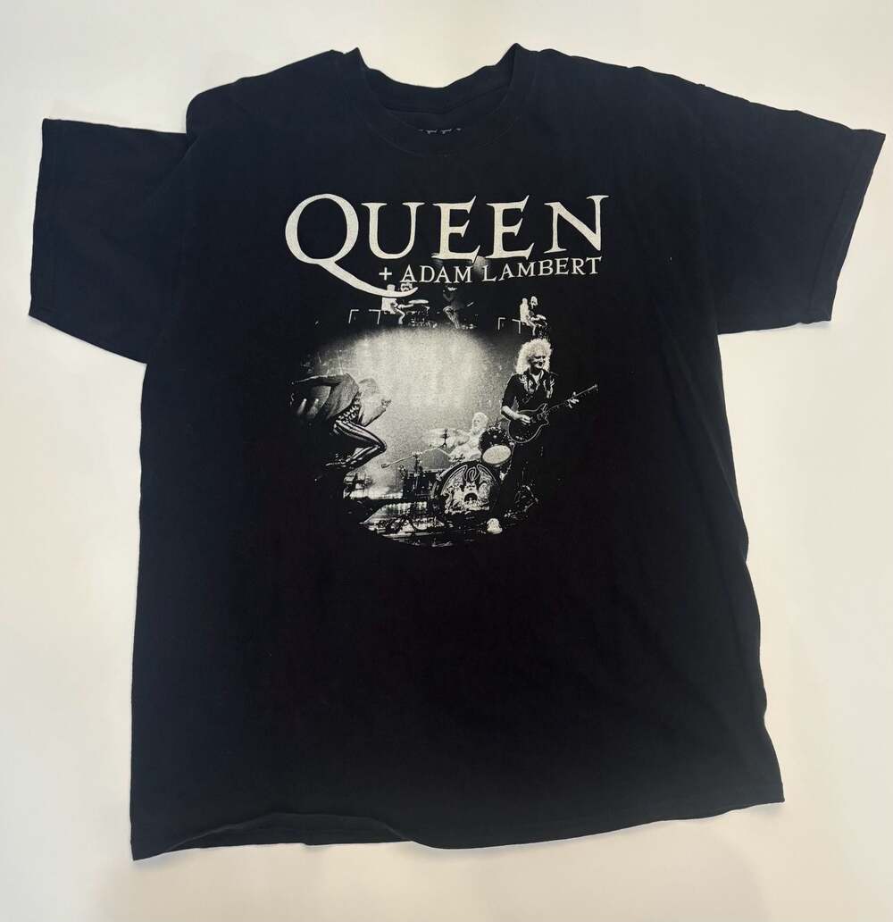 Queen + Adam Lambert The Rhapsody Tour Double-Sided Concert T-Shirt